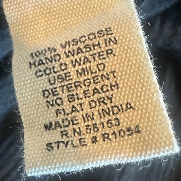 Raga Night Dust Embroidered Spaghetti Strap Dress Fringe Cotton Size Medium NWT - Picture 11 of 12